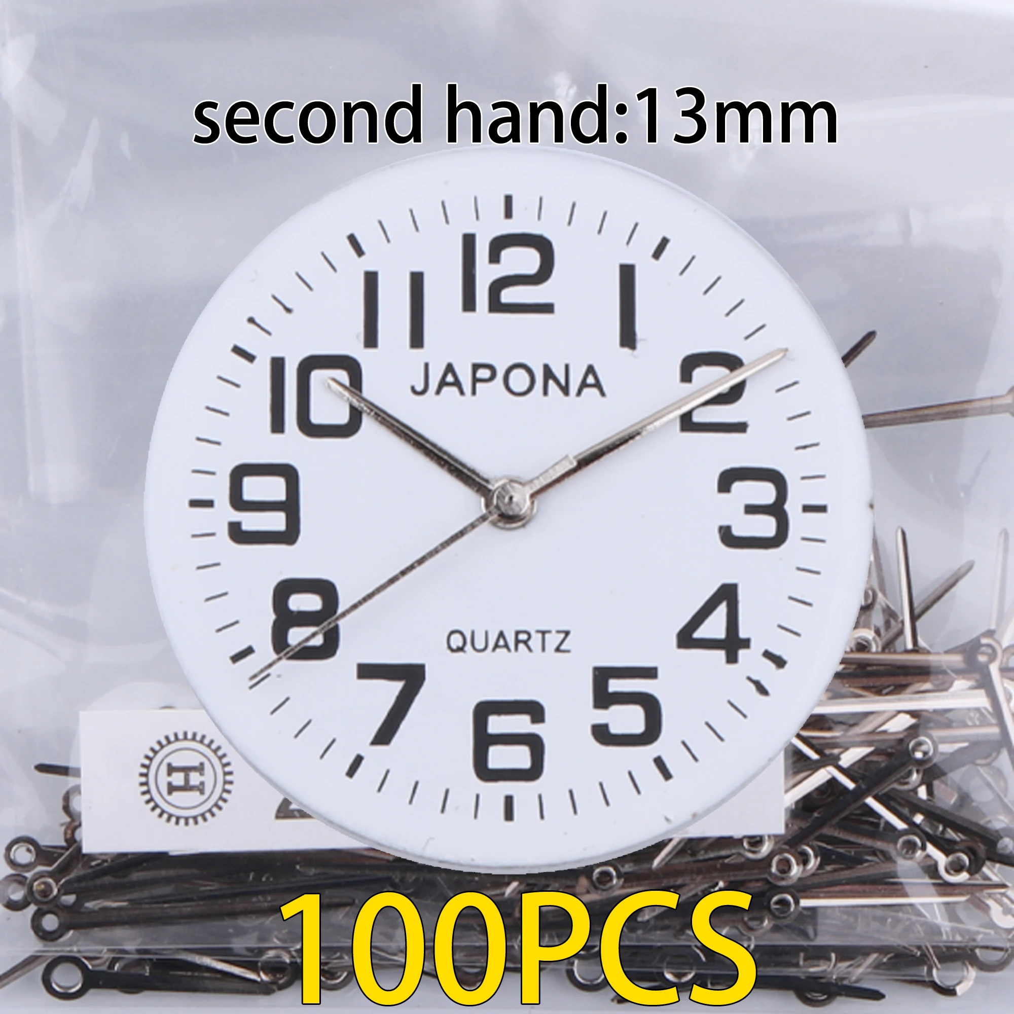 100pcs watch hands silvery tall and slender  Watch hand Watch pointer 2035 applicable PC21 hand sl68 hand gl68 hand sl39 hand