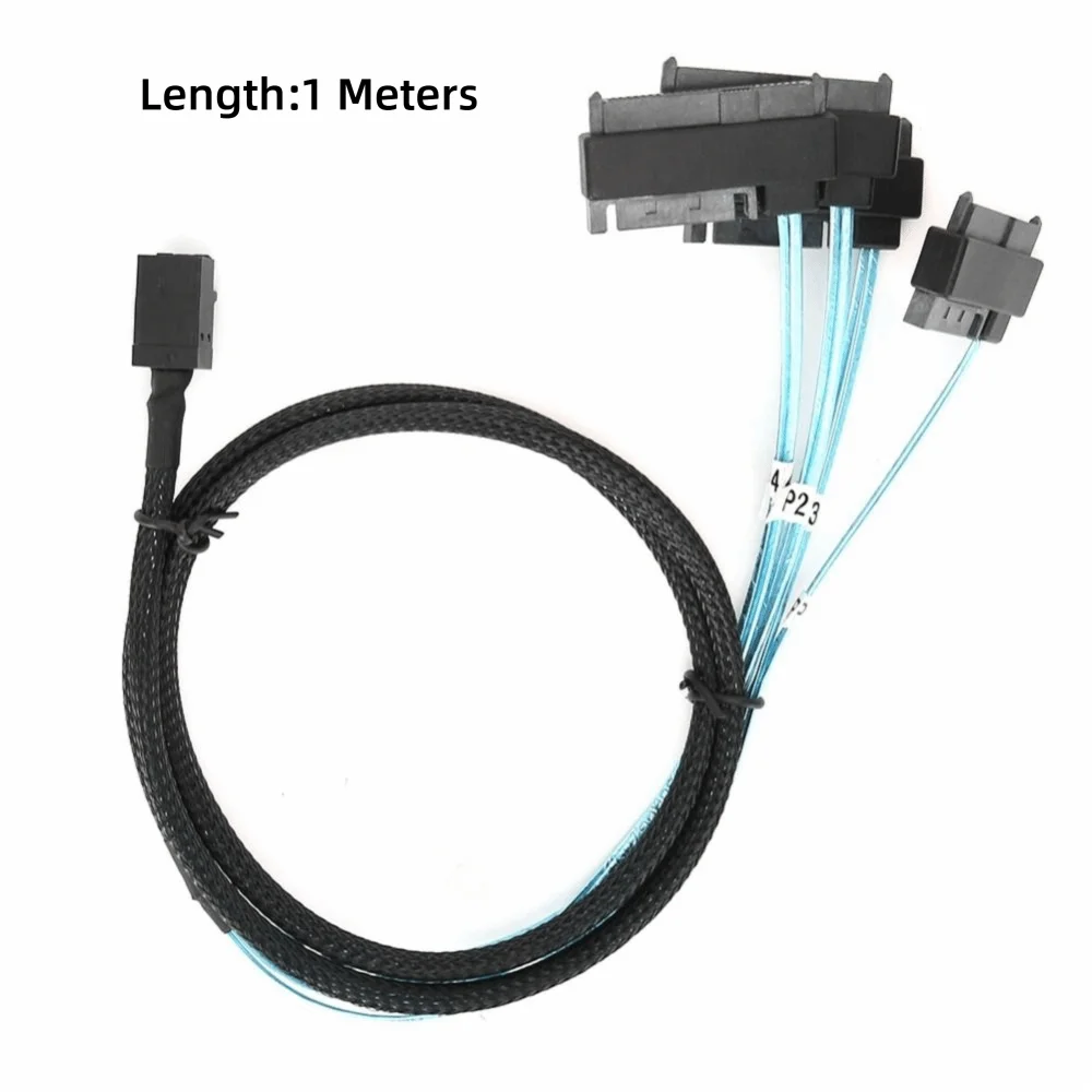 Practical 6Gbps SFF-8643 To 29pin SFF-8482 Cable 1 Meter High Speed” Adapter Cable Server Cable Hard Disk Connection