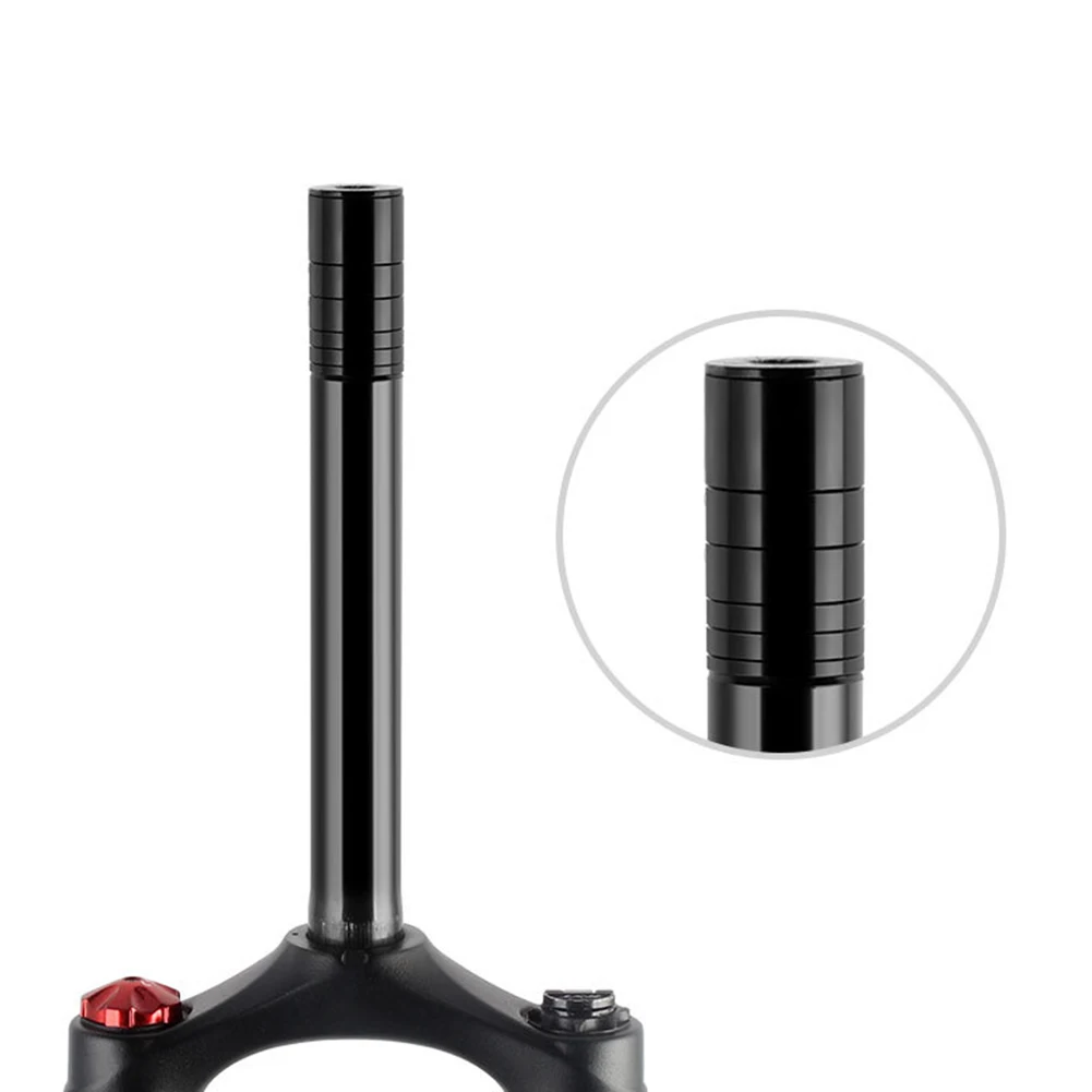 

Quality New Practical Stem Extender Accessories Adapter Aluminum Alloy Bicycle Black Lightweight MTB Part Road Bikes