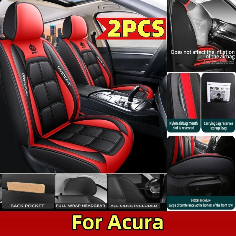 

Чехол на автомобильное сиденье Acura, удобный чехол из искусственной кожи с фиксированной талией, высококачественный полный комплект 5-местного полностью обернутого мышечного чехла на сиденье