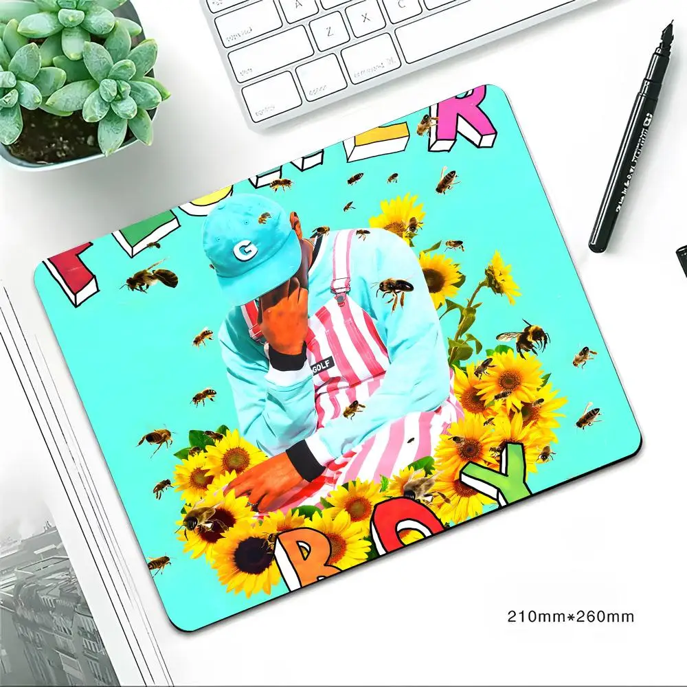 لوحة ماوس تايلر لصبي الزهور ، وسادة ماوس مطاطية صغيرة مانعة للإنزلاق ، سطح مكتب عالمي ، كمبيوتر محمول ، بسيط ، مكتب ، لعبة ، رياضة إلكترونية #4