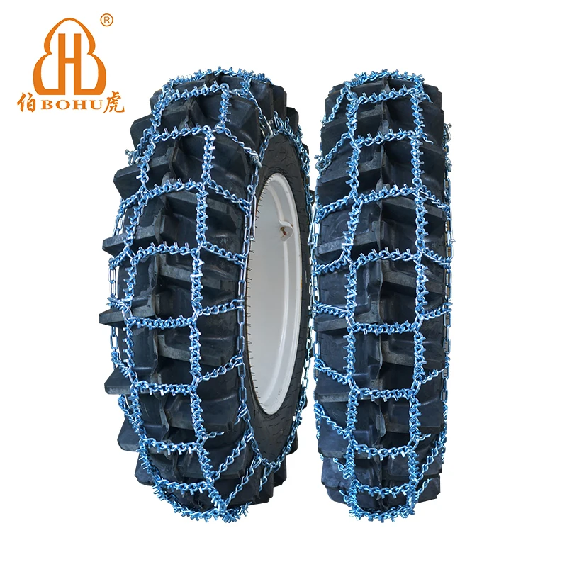 BOHU alloy steel 16.9-30 snow wheel chains farm logging tractor tire protection chain tractor snow chain