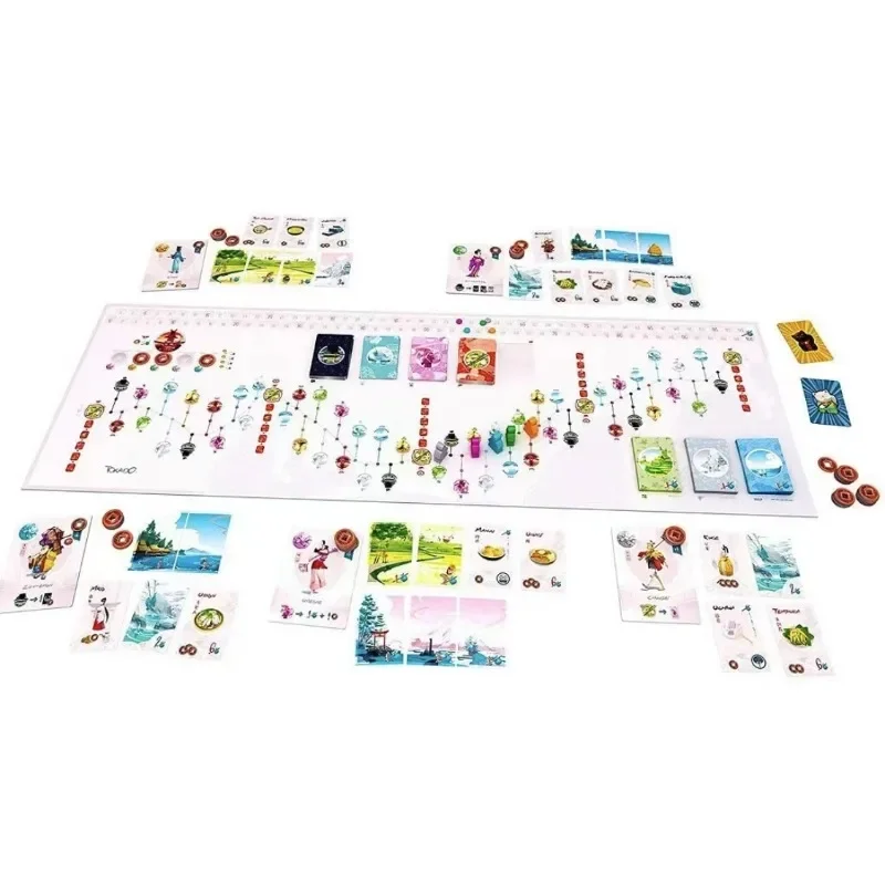 TOKAIDO Base Board Game English Version Family/Party Game Funny Game For Entertainment