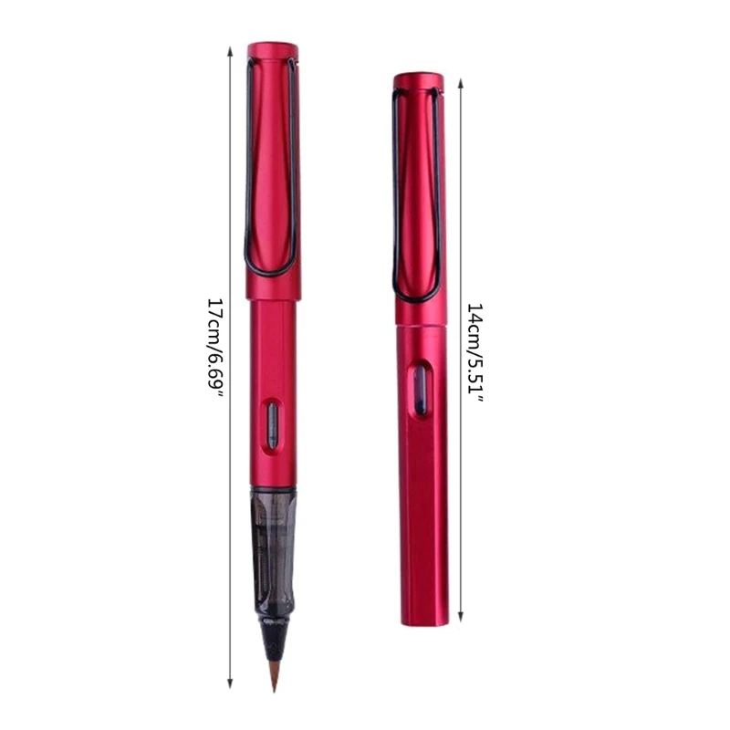 Set di penne a pennello da 6 pezzi penna per calligrafia per principianti che scrivono penne con scritte a mano per l'illustrazione della firma dell'ufficio