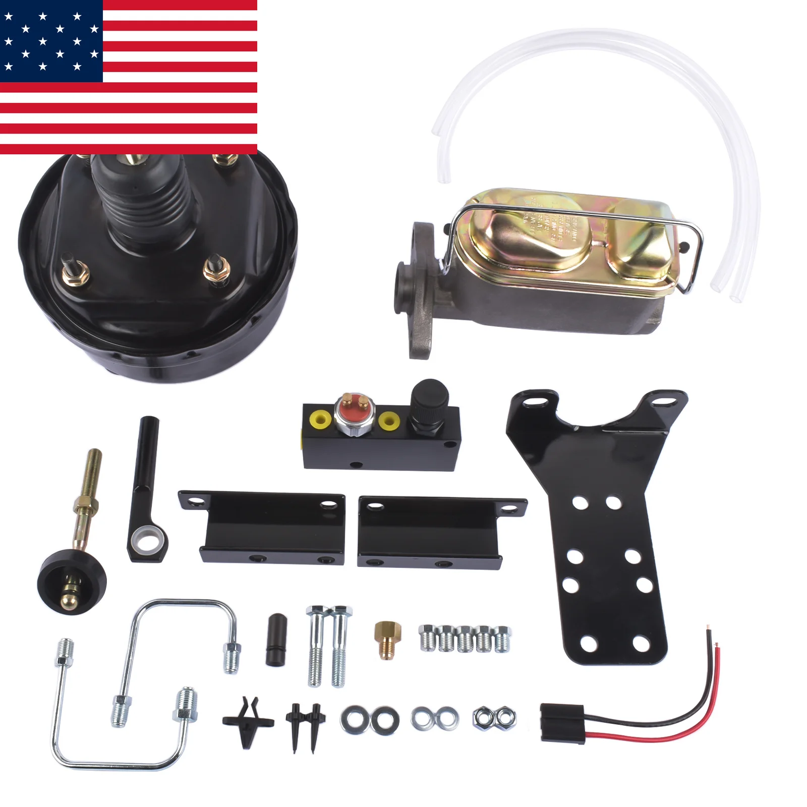 AP03 Power Brake Booster Conversion Kit Adj.Block Valve for Ford Mustang 1964 1965 1966 with automatic transmission