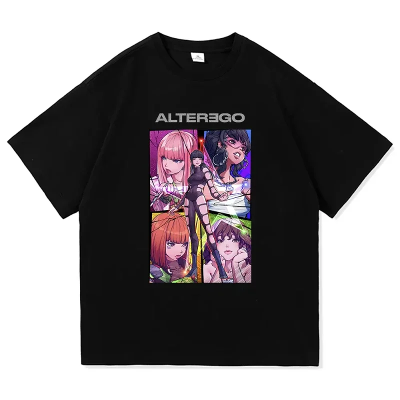 Lisa Alter Ego Tour 2026 T Shirt Fashion Men/Women Harajuku Aesthetic T-Shirt High Quality Anime Vintage Cotton Tees Shirts Tops