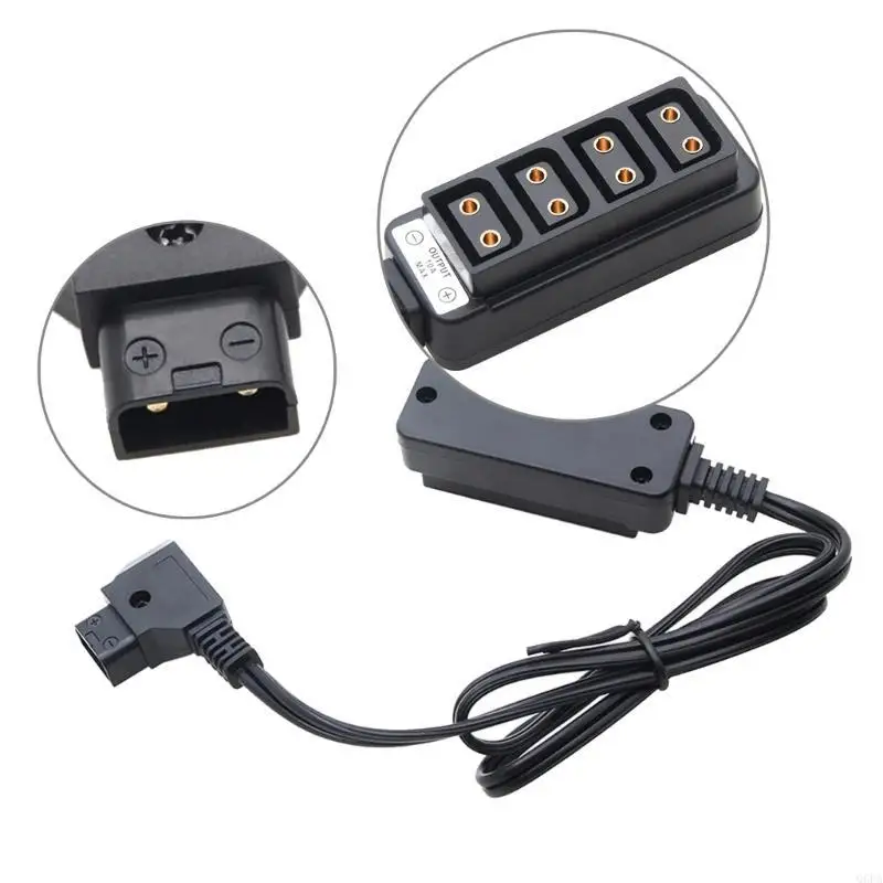 D-Tap Male To 4-Port D-Tap Female Camera Power Supply Distributor DTAP Fourway Splitter for Anton V-mount Battery view 6