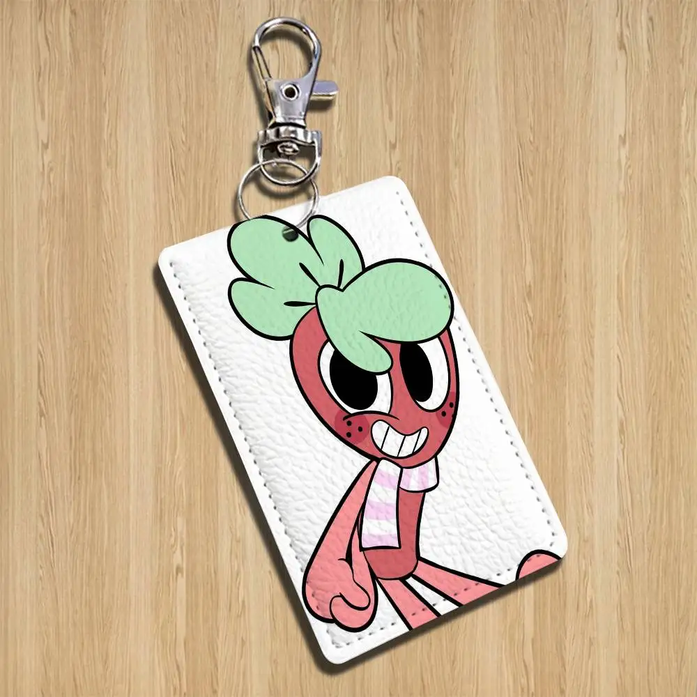 Brelok COOL D-Dandys World Sprout, etui na karty do metra, bankowe, autobusowe, identyfikator, portfel, wzór teksturowany