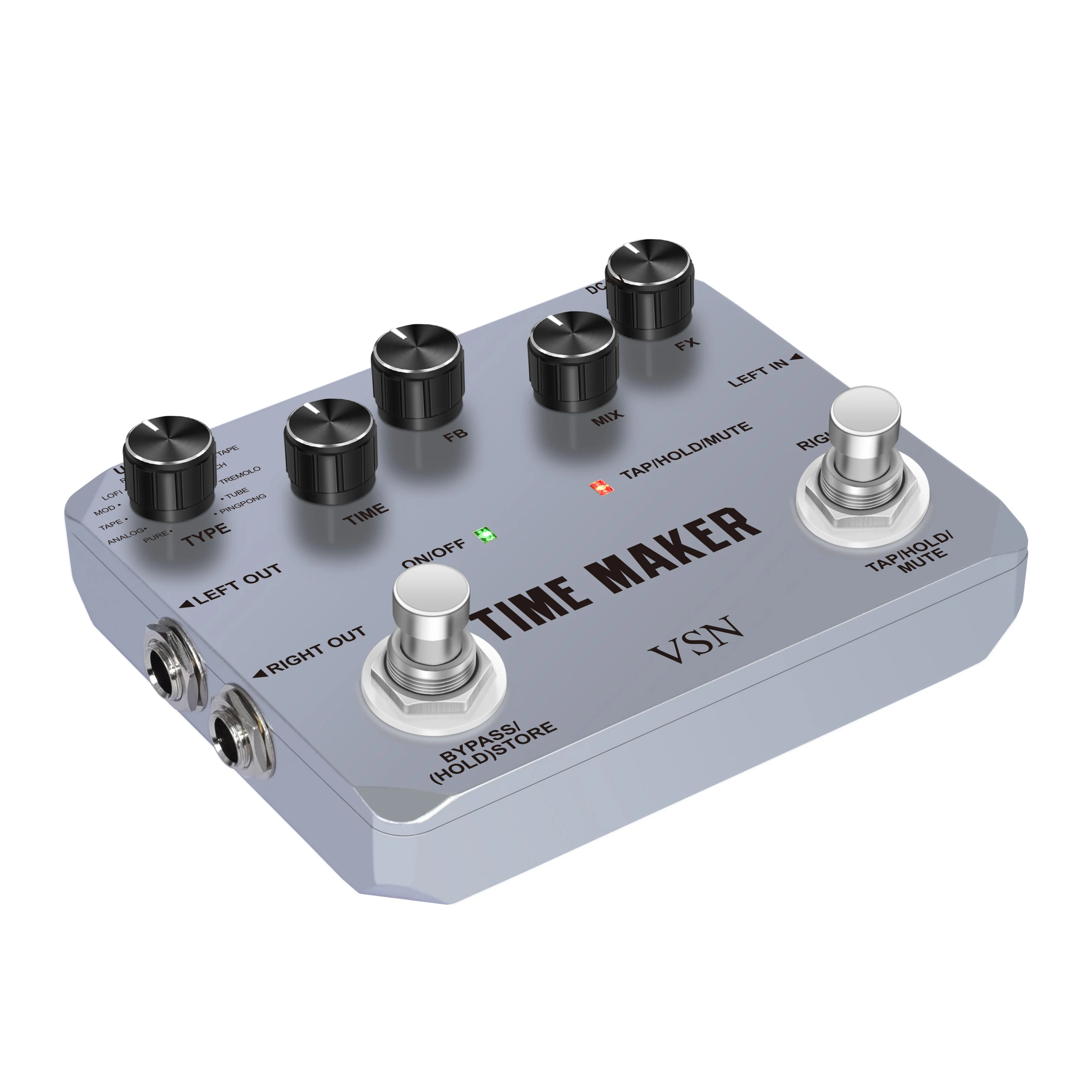 VSN LTD-02 Guitar Time Maker Pedal Ultra Delay Effect Pedals For Electric Guitars 11 Types Delay