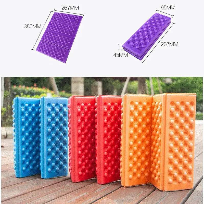 Foldable Folding Outdoor Camping Mat Seat Foam XPE Cushion Portable Waterproof Chair Beach Picnic Mat Seat Hiking Activities Pad