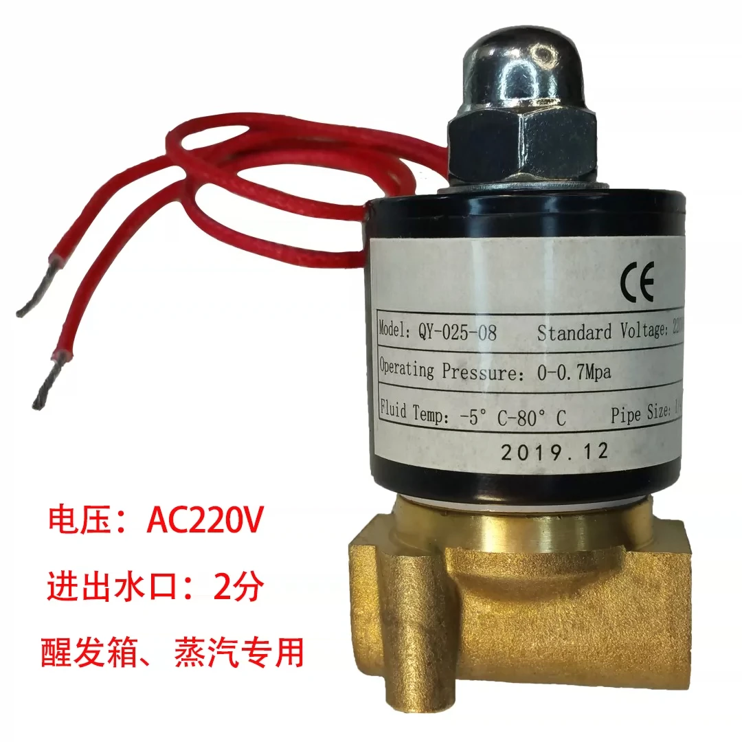 Original QY-025-08 wake-up box oven solenoid valve LD-025-08 water inlet valve high temperature resistant solenoid valve