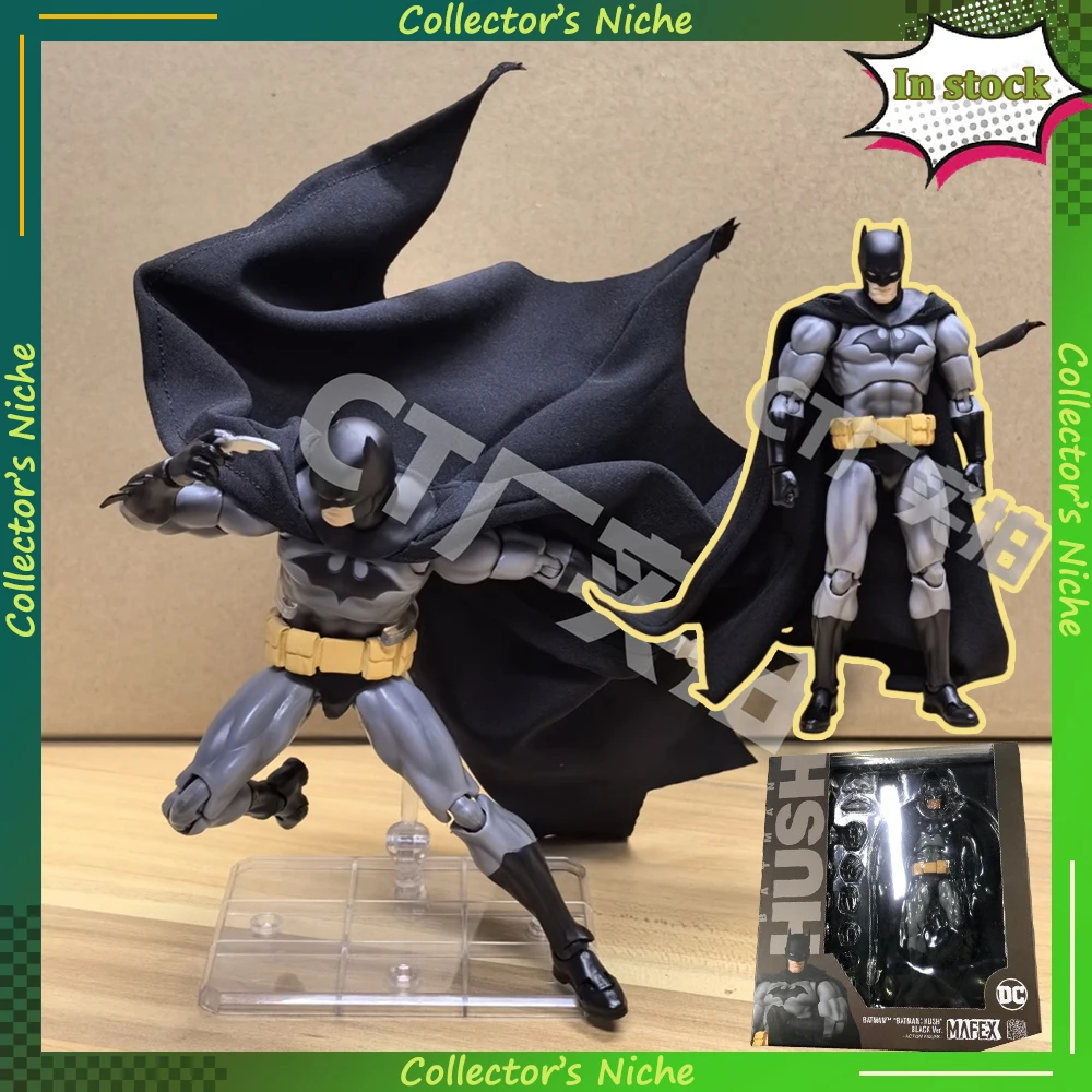 

CT Toys Batman Figure Batman Mafex 126 Action Figures DC Justice League Hush Figurine The Dark Knight Collection Kid Toy