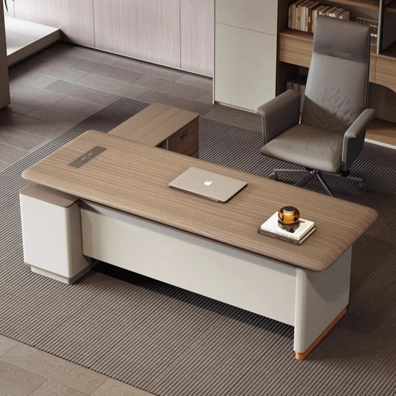 

Длинный L-образный офисный стол-органайзер для рукоделия, учебы и работы за компьютером, деревянный, с местом для хранения, дизайнерская коммерческая мебель для офиса