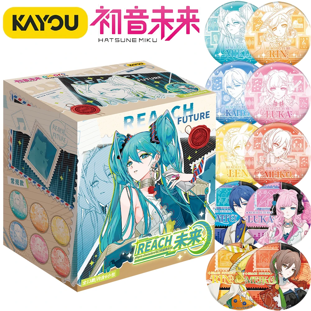 本物の-kayou-初音ミクコレクション漫画周辺機器ファンが美しい輝く仮想アイドルプリンセス限定バッジおもちゃを好む