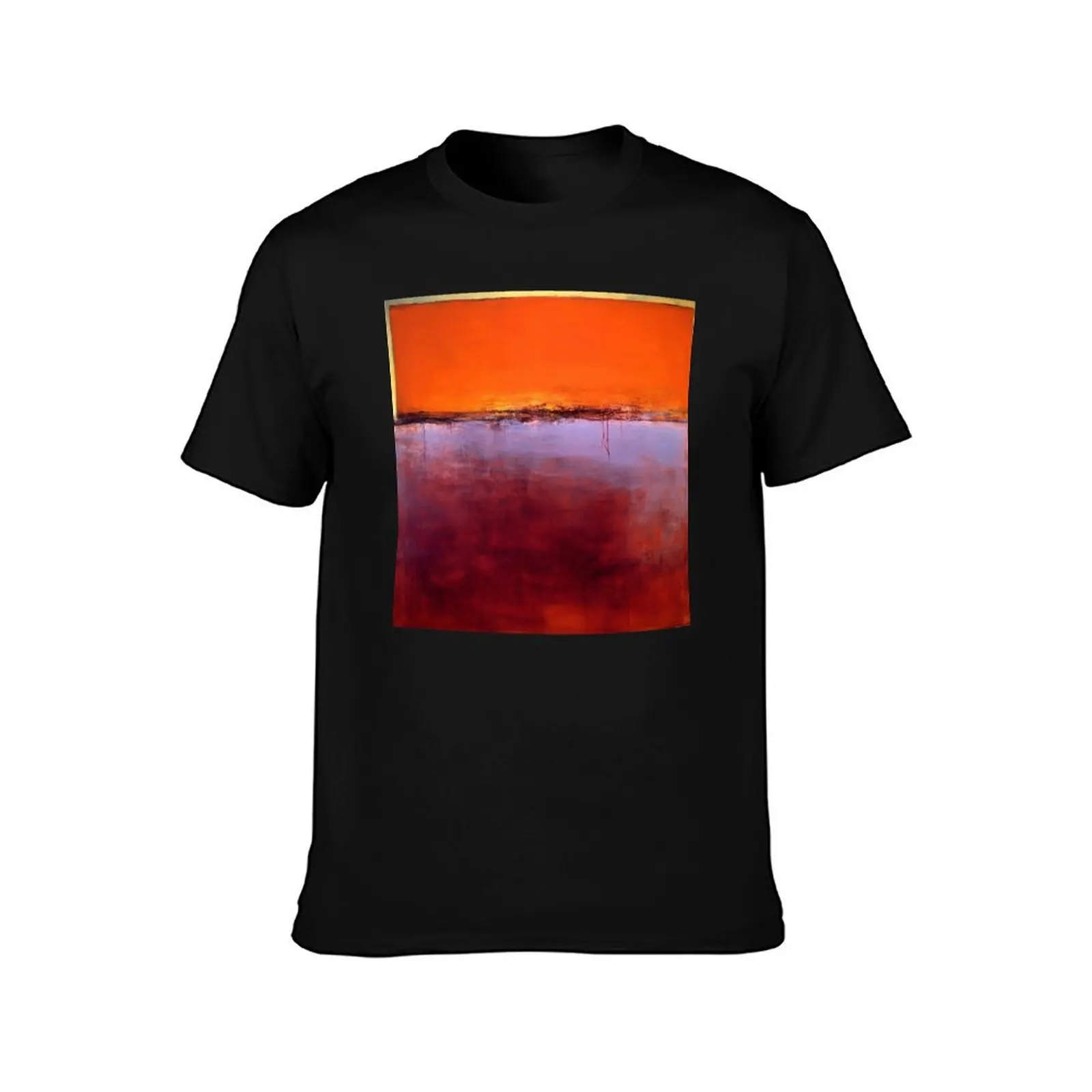 Mark Rothko T-Shirt Basic Simple Design Short Sleeve Shirt