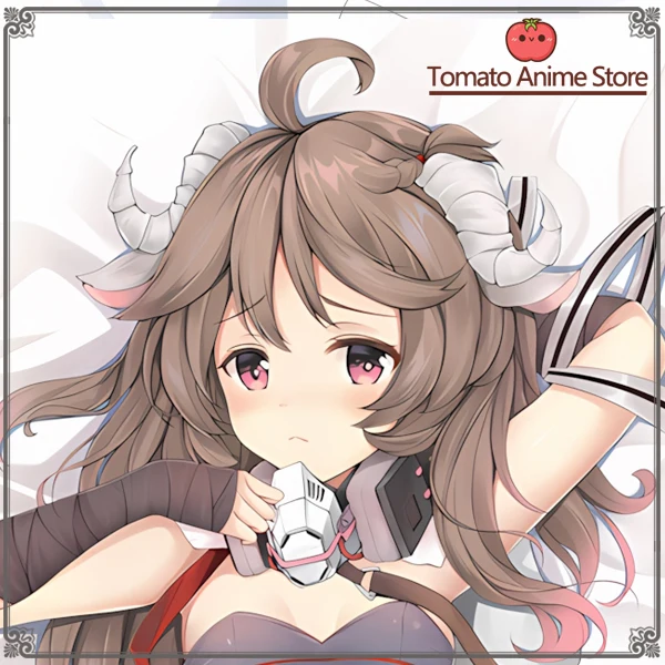 

Game Anime Peripheral Eyjafjalla Arknights Cosplay Dakimakura Hing Body Pillow Case Gaming Double-Sided Cushion Cover Gift