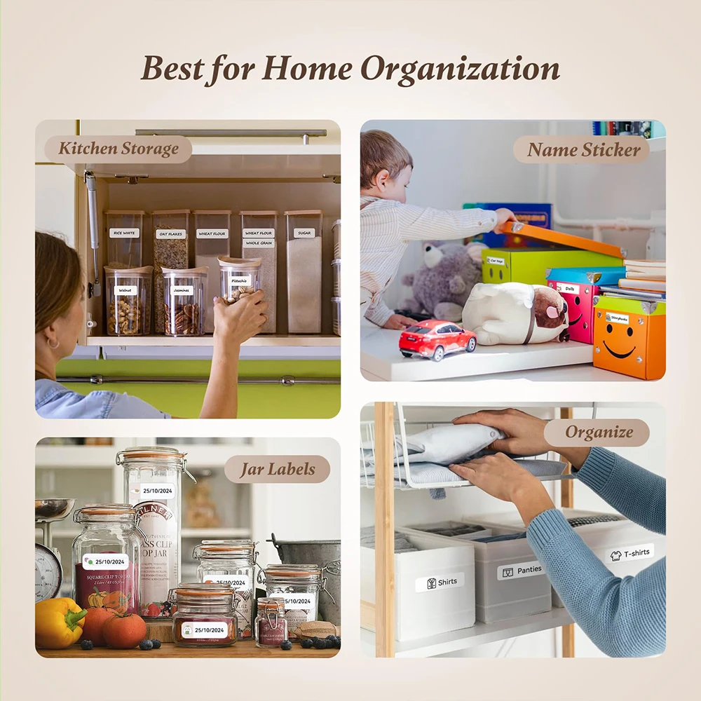 Niimbot D110 Mini Portable Thermal Printer Handheld Adhesive Label Printer Pocket Wireless Bluetooth Inkless Sticker Labeller