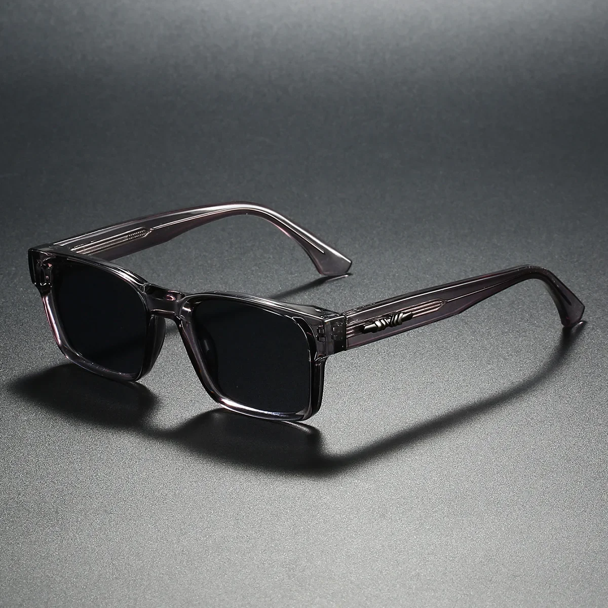 Qualität Quadratische Polarisierte Sonnenbrille Männer Metall Kern UV400 Unisex Sonnenbrille Reisen Wandern Strand Angeln Brillen – Detail 4
