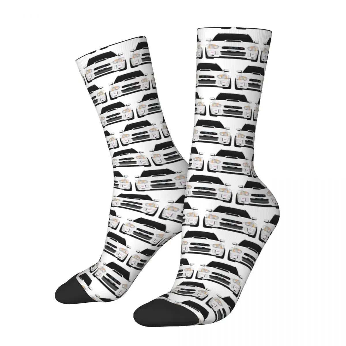 IMPREZA 2.0 WHITE Socks Harajuku Sweat Absorbing Stockings All Season Long Socks Accessories for Unisex Birthday Present