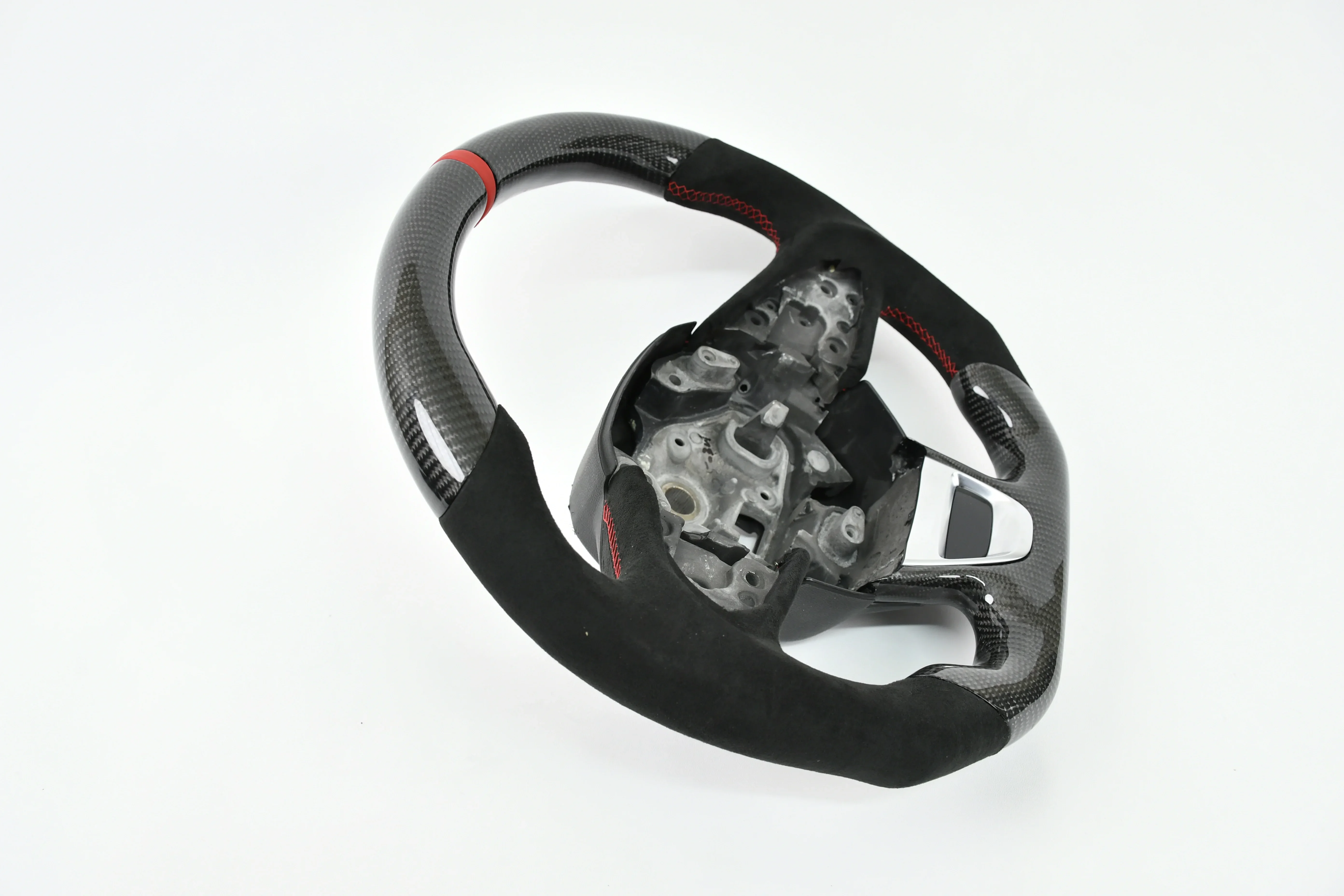 YTcarbon carbon interiors Real Carbon Fiber Steering Wheel for Megane CC