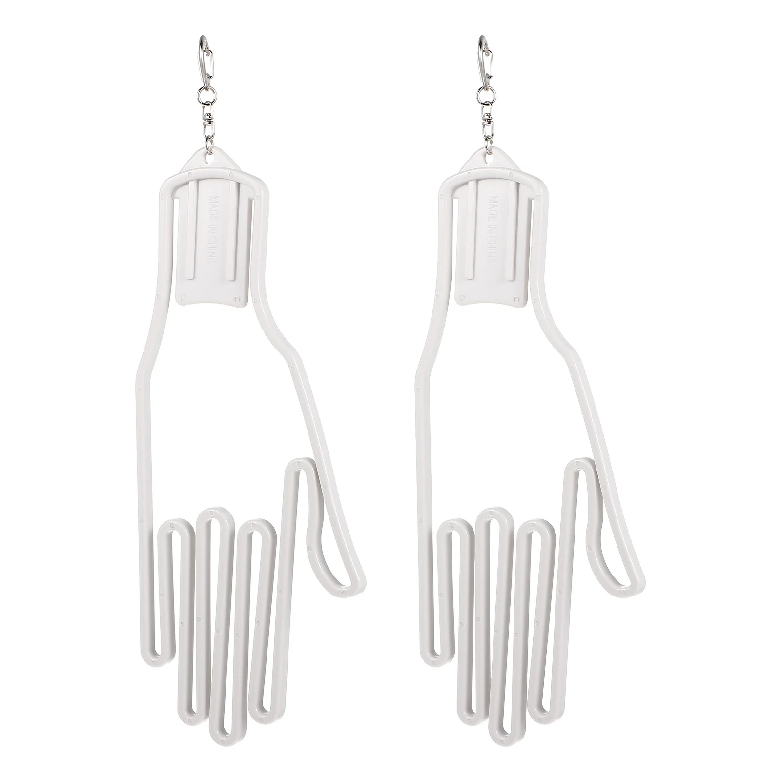 

2Pcs Golf Gloves Holder Racks Palm Shaped Support Clips Hanging Drying Frame Stretcher Suitable for All Glove Sizes