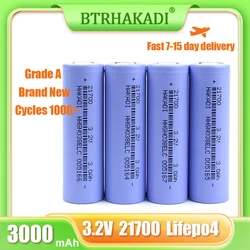 SelianEnergy 21700  Lifepo4 Rechargeable Battery 3.2V 3000mAh High Capacity Batteries DIY 12V UPS Power Bank Free shipping