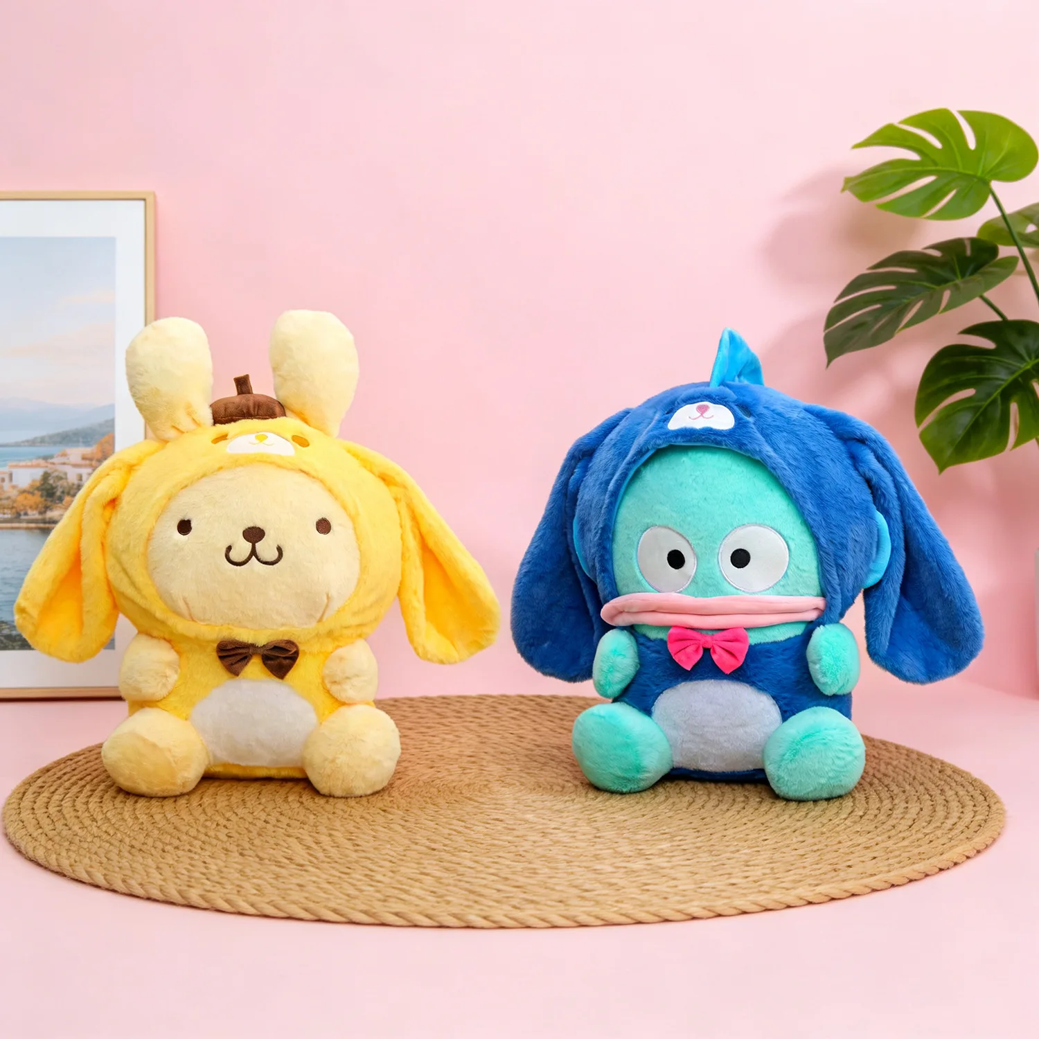 Hot Selling Cute Transform Pompompurin Plush Toy Giant Dog Stuffed Doll Birthday Gift Kids Girls Home Bedroom Decor Soft Fluffy