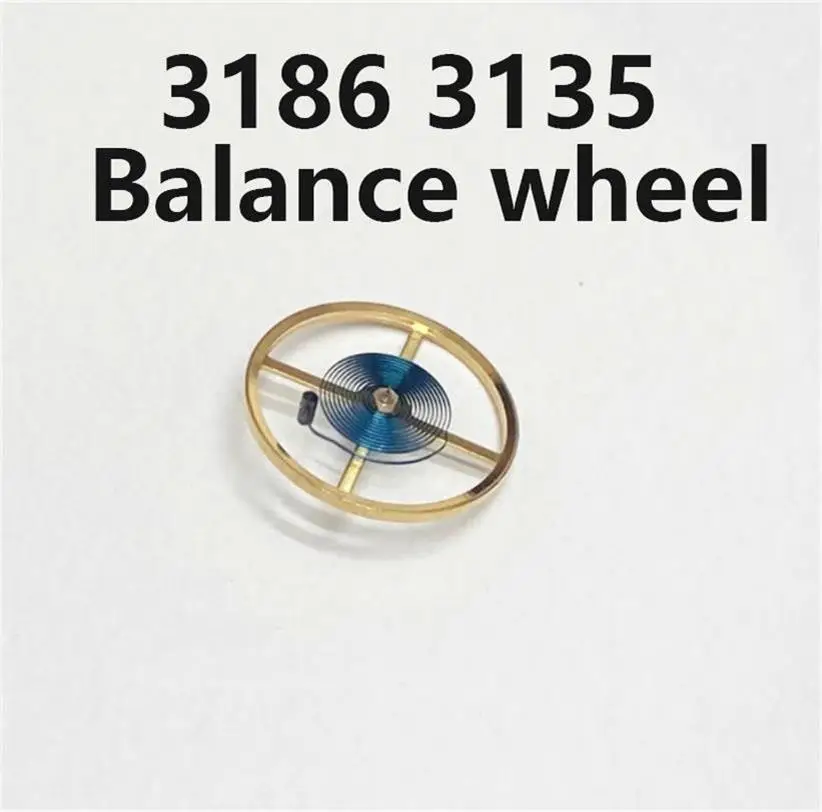 อุปกรณ์เสริมนาฬิกาเหมาะสําหรับในประเทศเซี่ยงไฮ้ 3186 3135 การเคลื่อนไหว BALANCE ล้อ Full Swing (Blue BALANCE ฤดูใบไม้ผลิ) อะไหล่ซ่อม