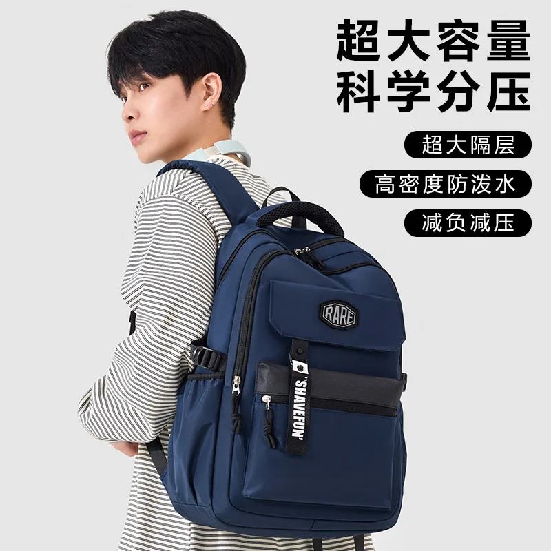 Tas Ransel Laptop untuk Siswa SMP & SMA, Tas Hiking untuk Kerja & Aktivitas Luar Ruangan, Tas Ransel Harian yang Tahan Lama untuk Pelajar
