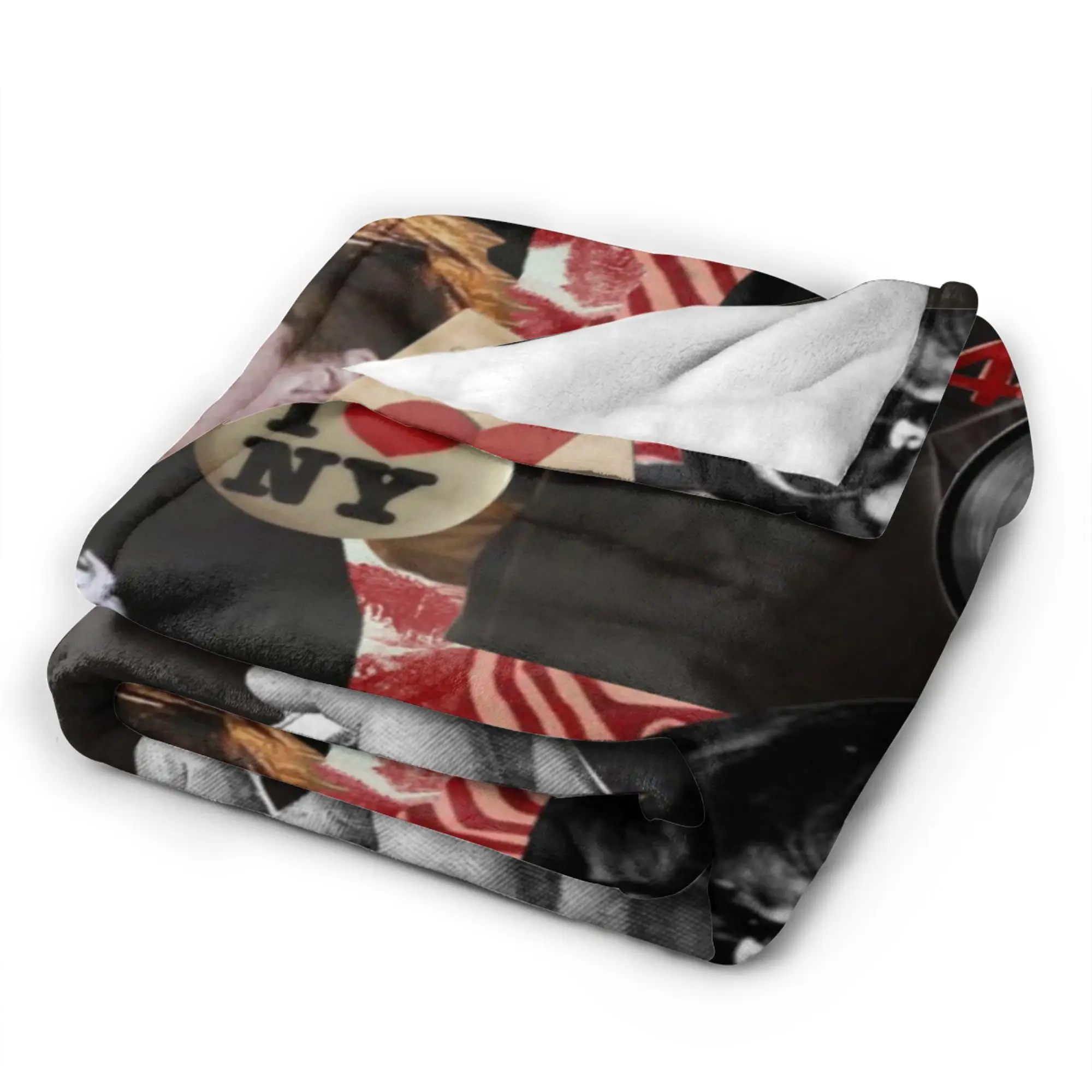 Matthew Gray Gubler Collage Warm Blankets  Kids Adult Plush Throw Blanket Fashion Couch Chair Flannel Bedspread Sofa Bed Cover