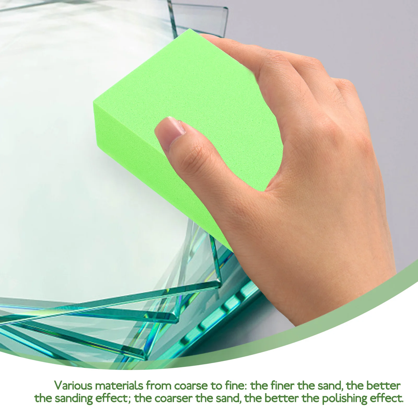 

Diamond Sanding Pad 400 Grit Concrete Polishing Pad Marble Hand Polishing Pads for Stone Tile Glass Metal Renovation