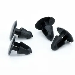 50Pcs Auto Fastener 5mm Hole Engine Cover Pad Fender Bumper Rievts Black Car Door Trim Panel Retainer Clips For GM Toyota