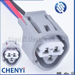 3 Pin female Automobile Waterproof connector plug 6189-0486 90980-11451 ECT CLT Water Temperature Sensor Harness plug For Toyota