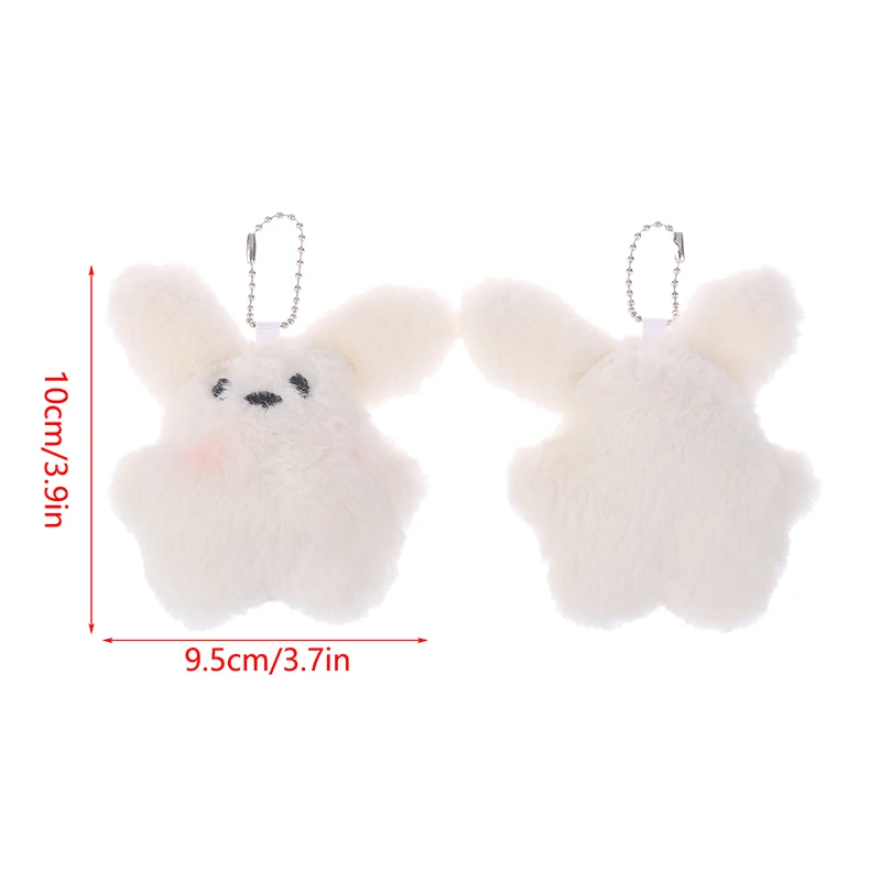 New Cute Puppy Squeaking Toy peluche ciondolo occhiali da sole Puppy Doll Bag portachiavi Charm Backpack Hanging Ornament