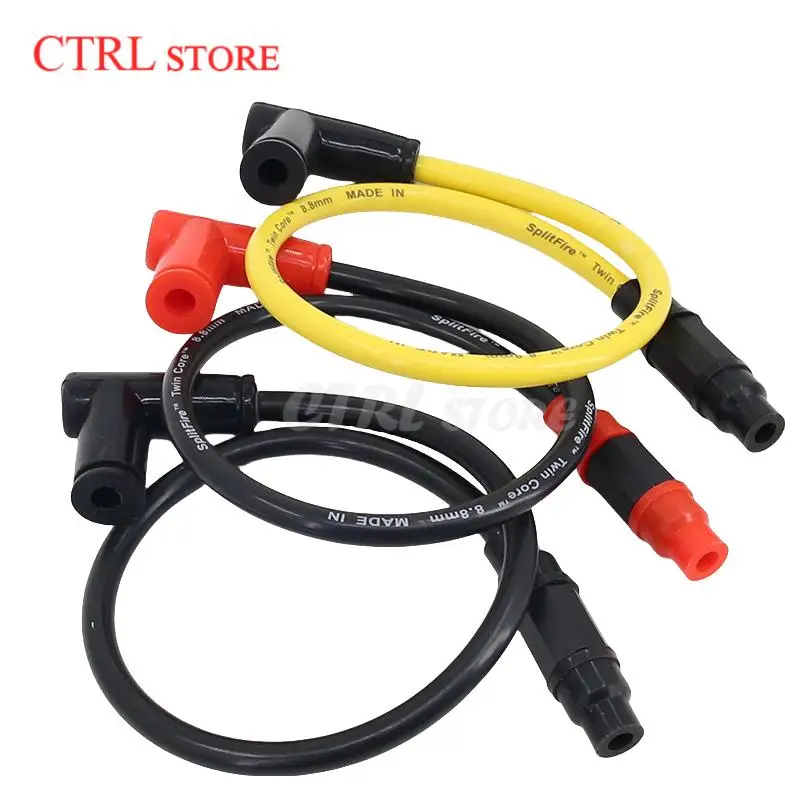 Off-Road Motorcycle Beach Bike Modification Accessories Modified Resistor High-Voltage Ignition Wire Kit for Custom Choppers view 5