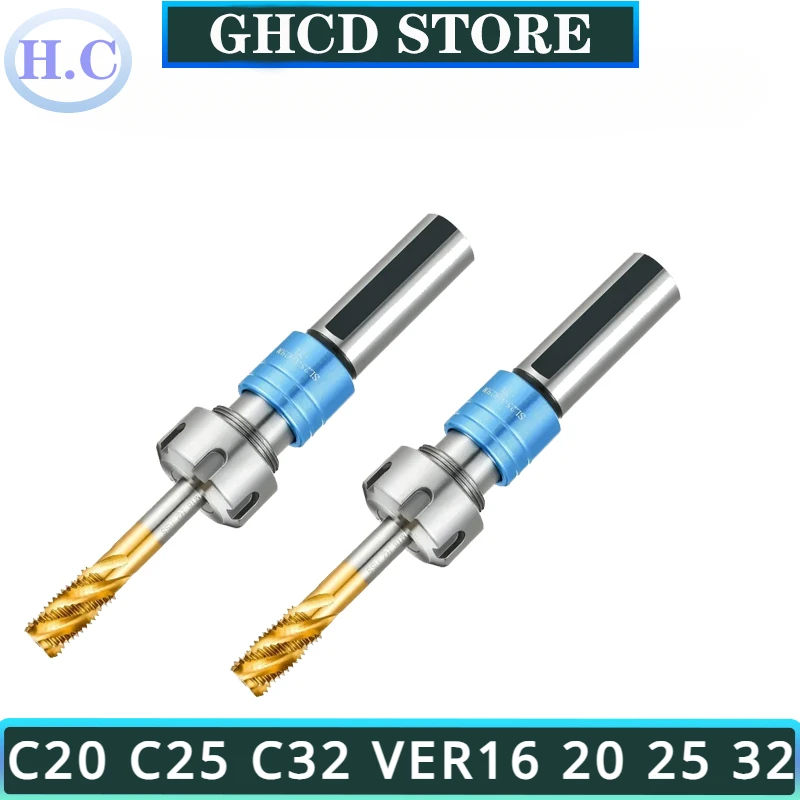 

C20 C25 C32 VER ER16 ER20 ER25 ER32 VER16 VER20 VER25 VER32 Straight Shank Tool Holder Retractable Tapping Floating Tool Holder