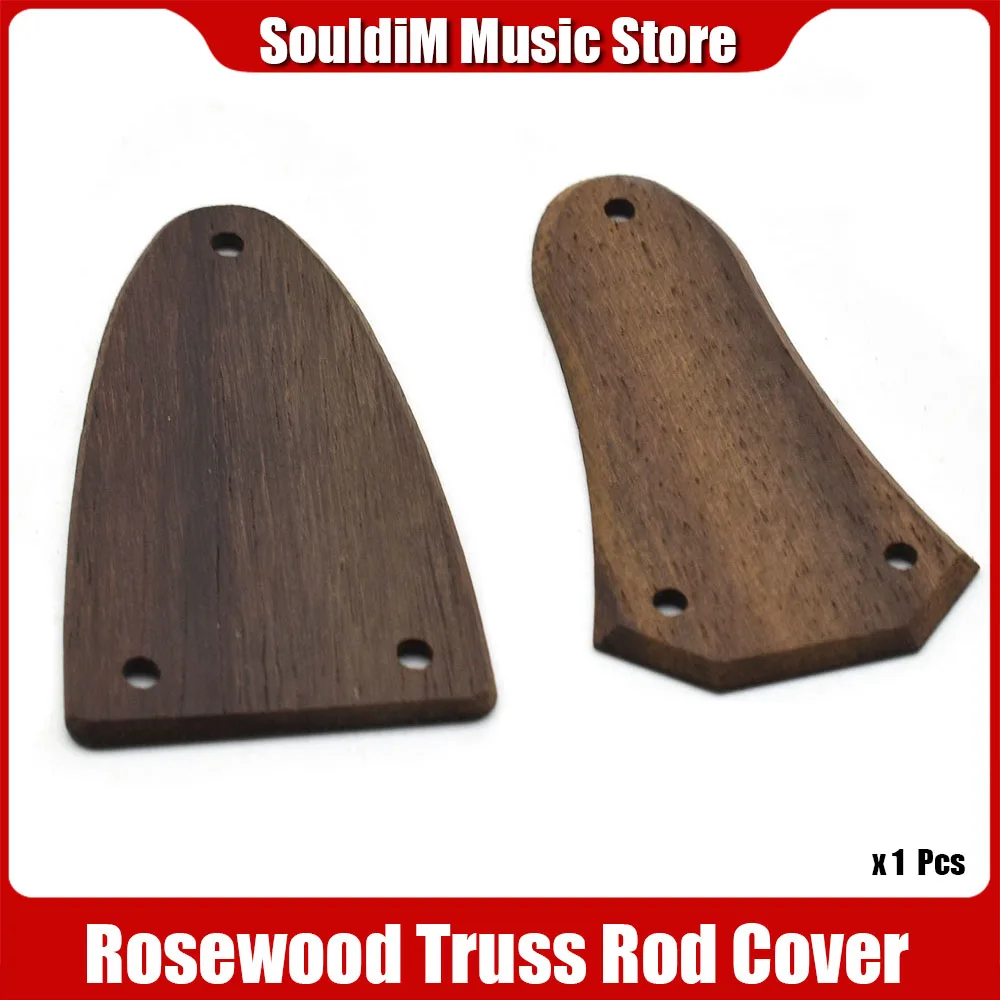 Rosewood Truss Rod Cover 3 hole Wooden Guitar Neck Cover for LP Electric Guitar Accessory Adjuster Cover Holder