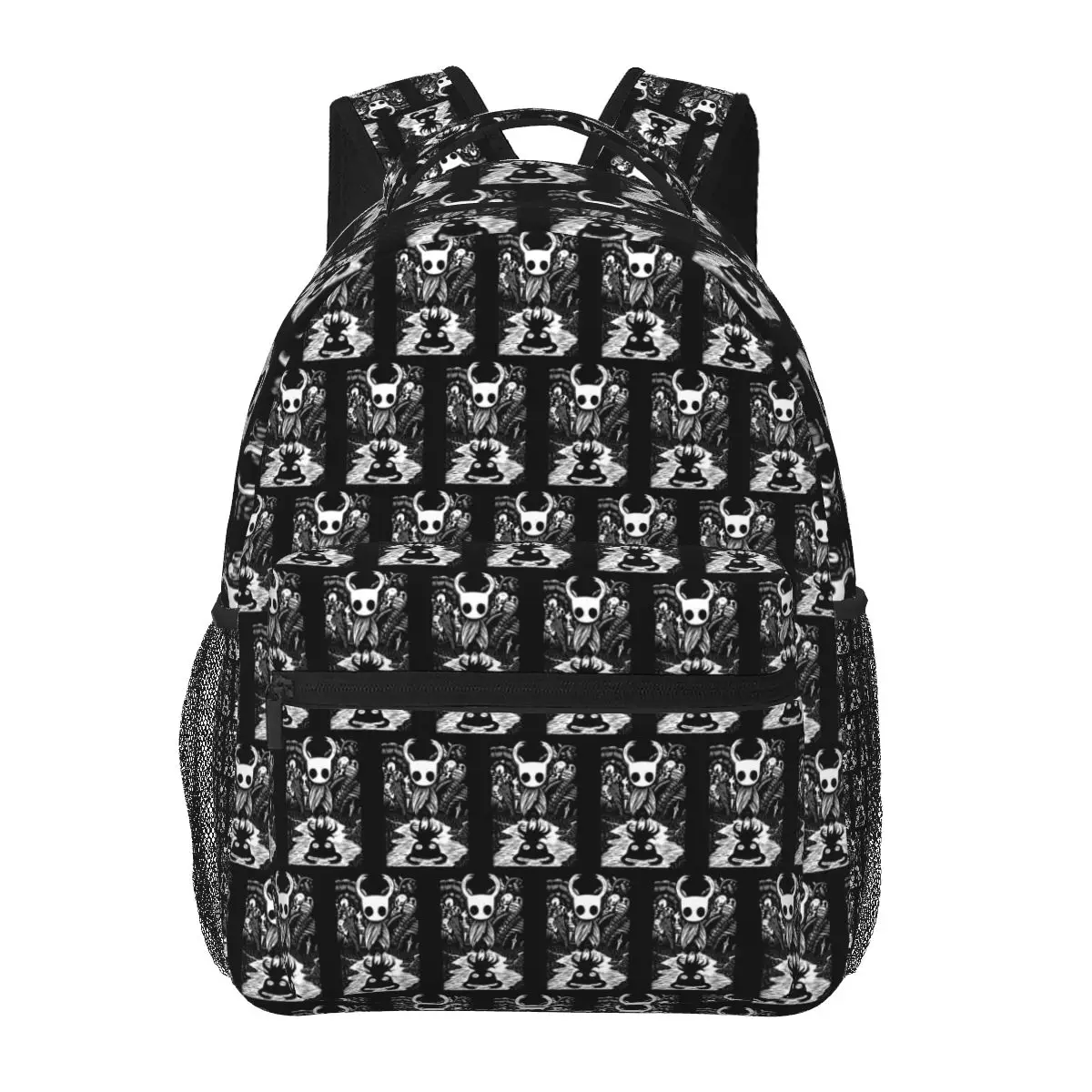 Ghost Knight Graphic Art Hollow Knight Funny Game Backpacks Boys Girls Bookbag Students School Bags Travel Rucksack Shoulder Bag