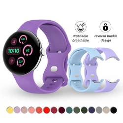 Band For Google Pixel Watch 3 41mm 45mm/Pixel Watch 2 Band for Women Men Silicone Waterproof Sport Straps for Pixel Watch 2
