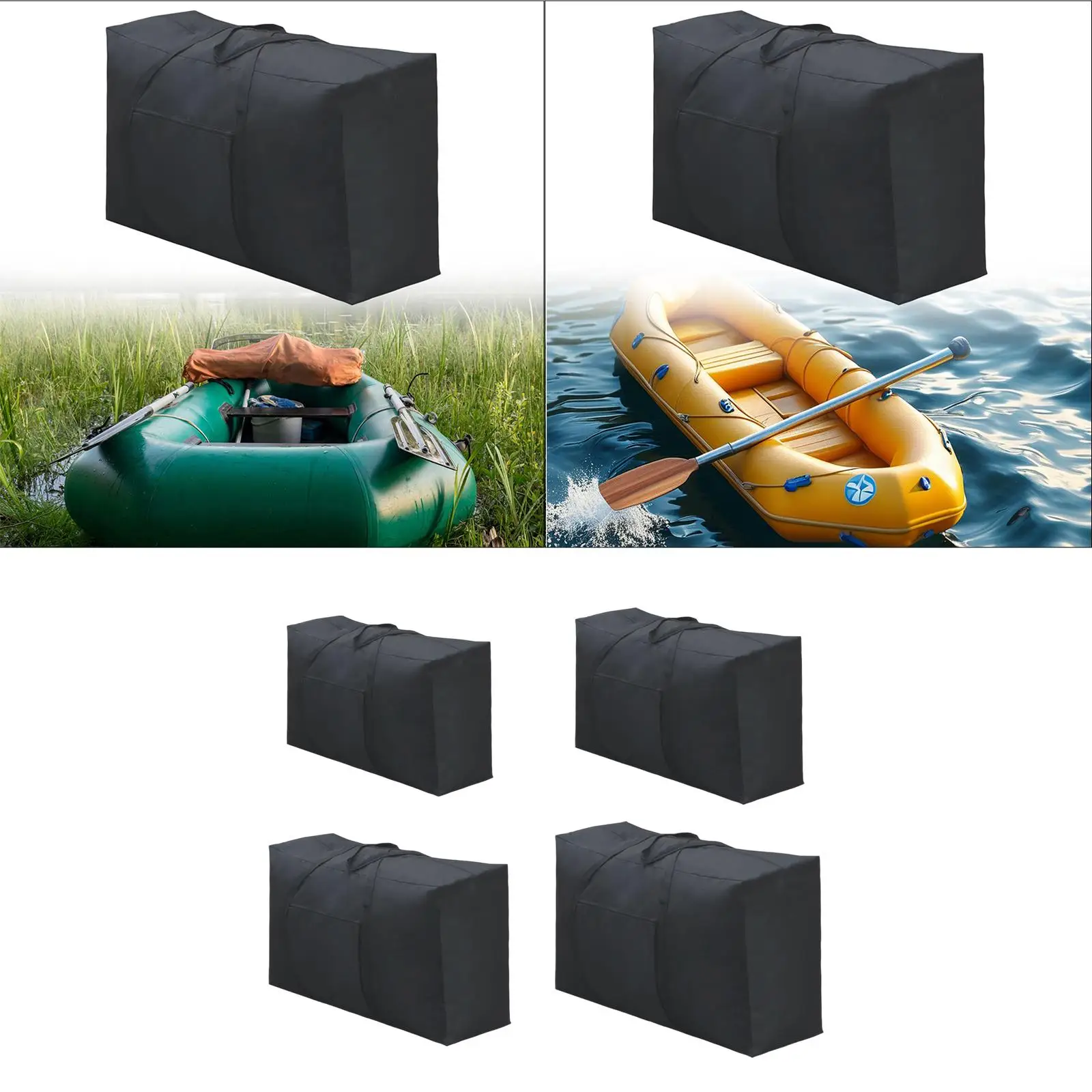 Kayak Carrying Bag Handbag Waterproof Furniture Storage Strong Totes for Travelling Camping Canoeing Rafting Swimming