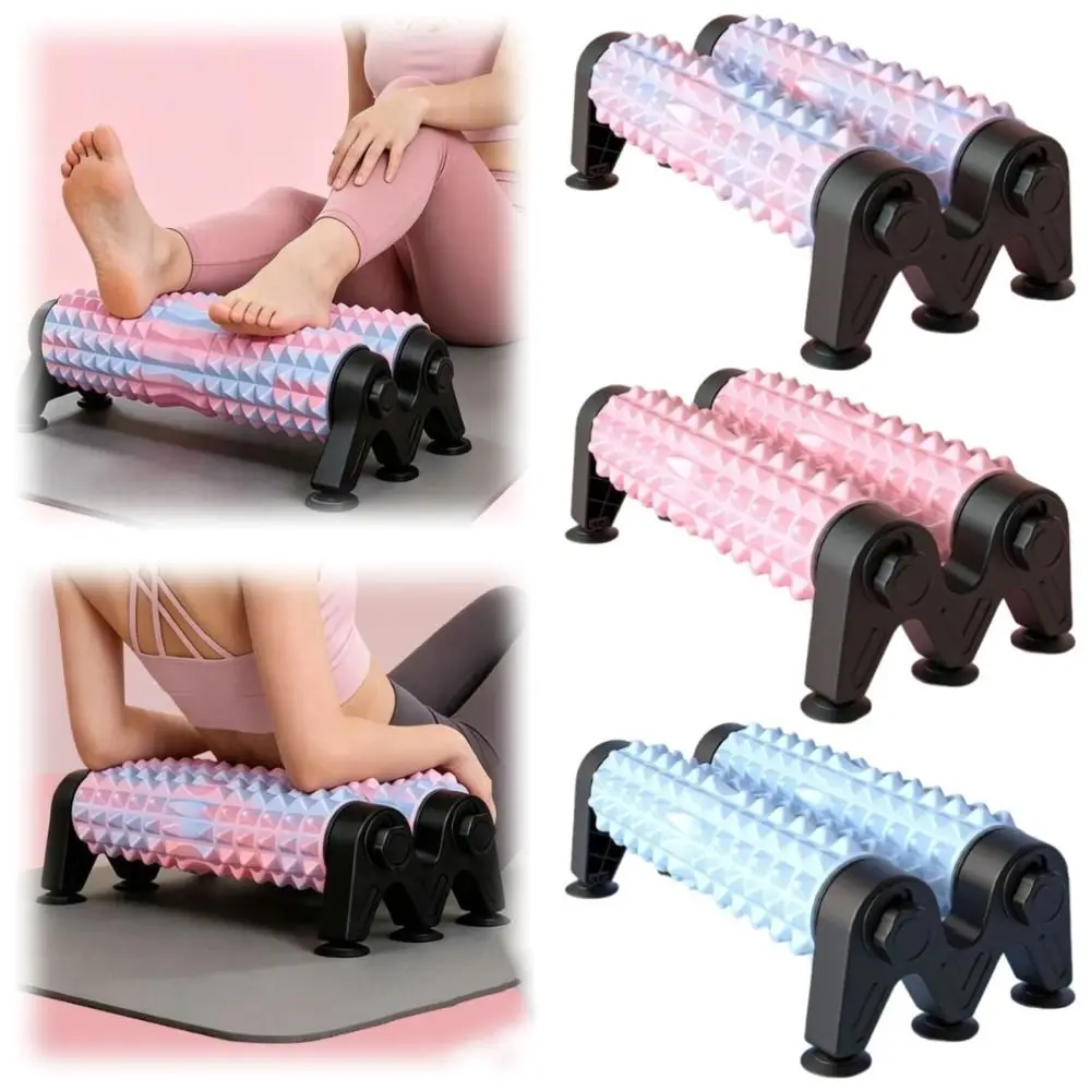 Double Pipe Suction Cup Foam Roller Non-Slip Stable EVA Yoga Column Thickened Multifunctional Muscle Massage Stick Home Gym