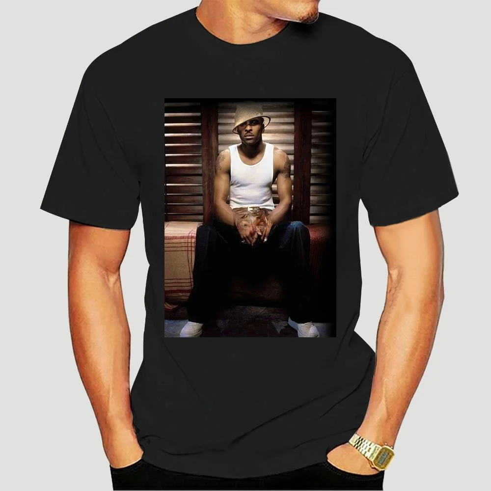 heavyweight Informal New Arrival vintage Ginuwine Singer Tshirt Men Cotton Hip Hop T Shirt Oversized Tops New Arrival fashion