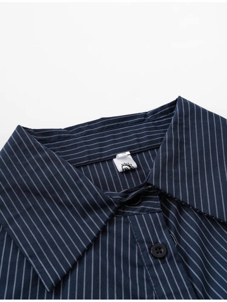 

Slim Fit Ne ort Sve irt Women's Summer Faionable Striped irt Vv Combination Commute Sle Korean Version