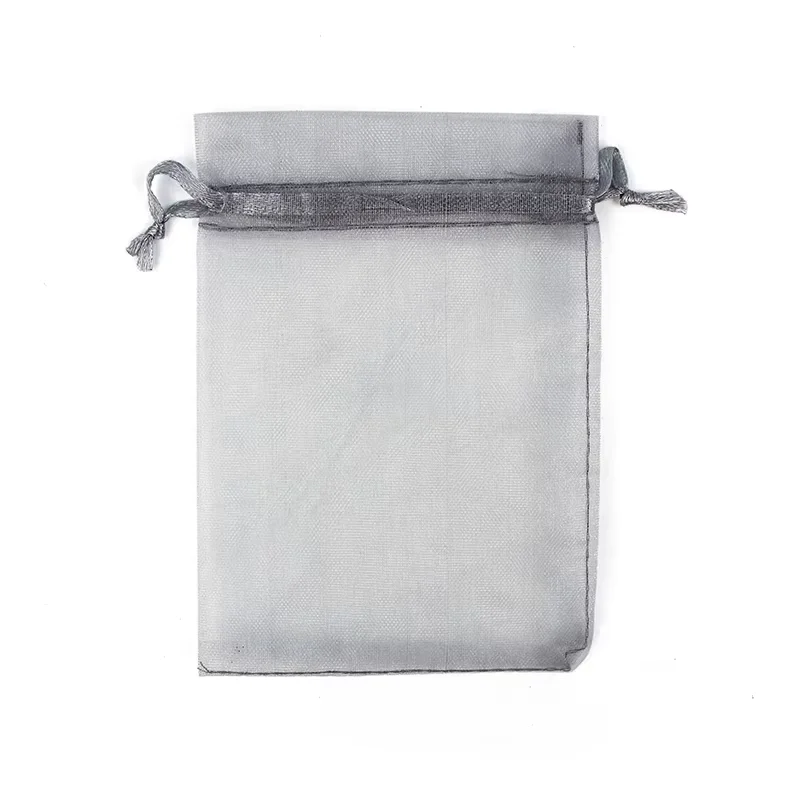 9X12cm 100pcs Colorful organza bags gauze bags gift bags small pouches candy jewelry packaging wedding gift bolsa fabric bolsa image 3