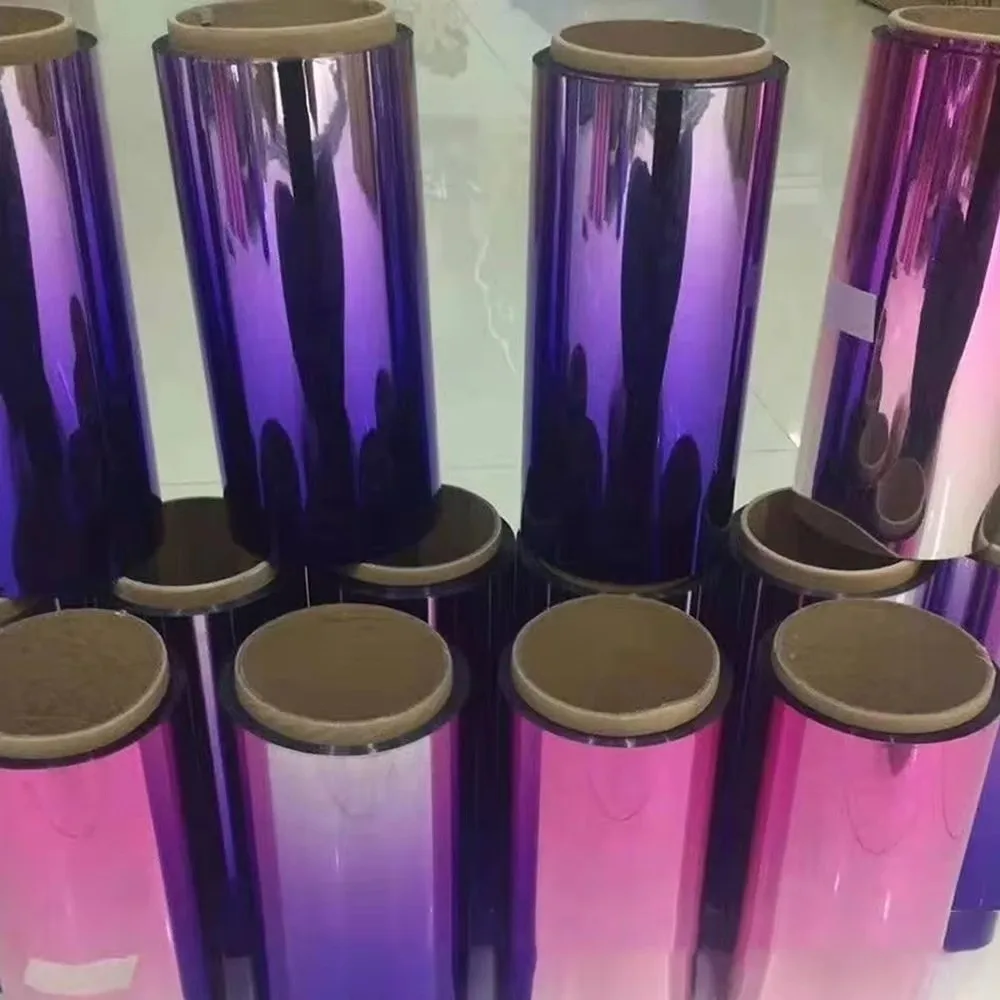 Professional Heat Insulation Chameleon Windshield Film Iridescent Color Shift Car Sun Visor Strip Windshield Banner