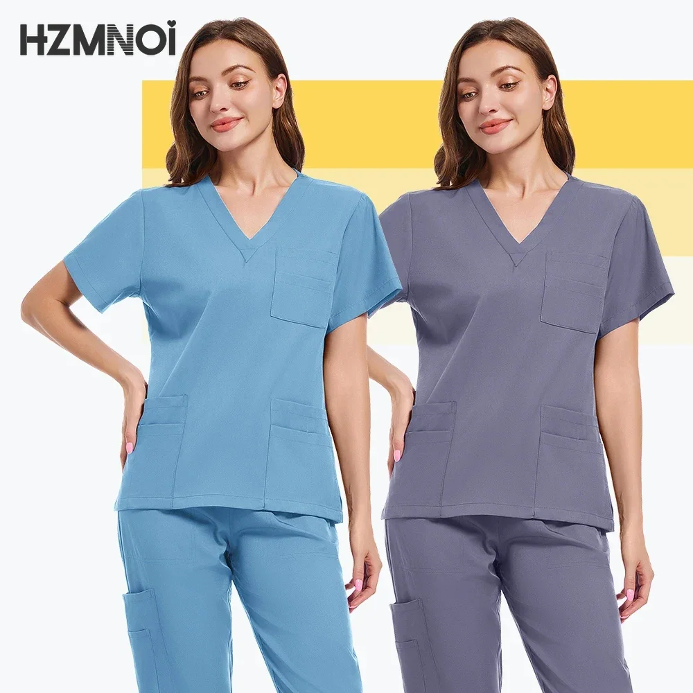 Scrub Top Abbigliamento medico Uniformi ospedaliere per le donne Uniforme infermieristica Salute e bellezza Abbigliamento da lavoro Scrub chirurgico Jogging