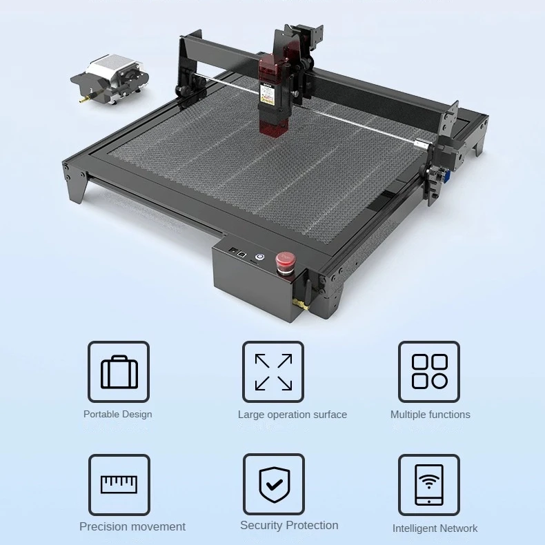 

K1-40W Mini Portable 10W Optical Power CNC Lazer Engraving Cutting Machine Diode Laser Engraver for Stone Wood Glass
