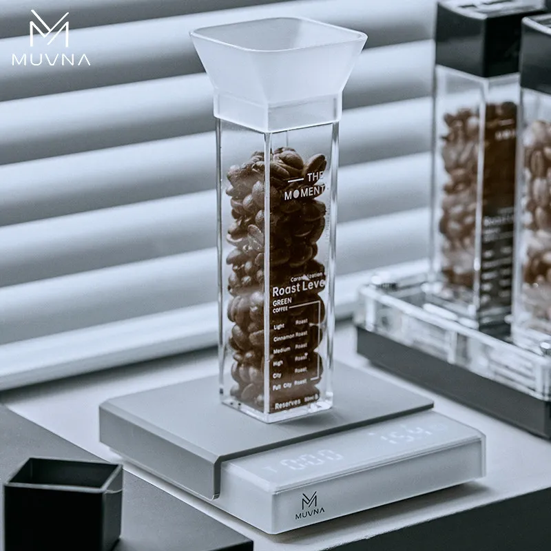 MUVNA Psyche Mini Coffee Scale Digital Espresso Scale Smart Timing Weight Precise Hand Brew Coffee Weighing Scale