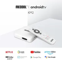 Mecool KM2 Android TV Box Amlogic S905X2 Google Certified Netflix 4K USB3.0 LAN 5G WiFi Dolby Atmos Audio Midea Player TVBOX