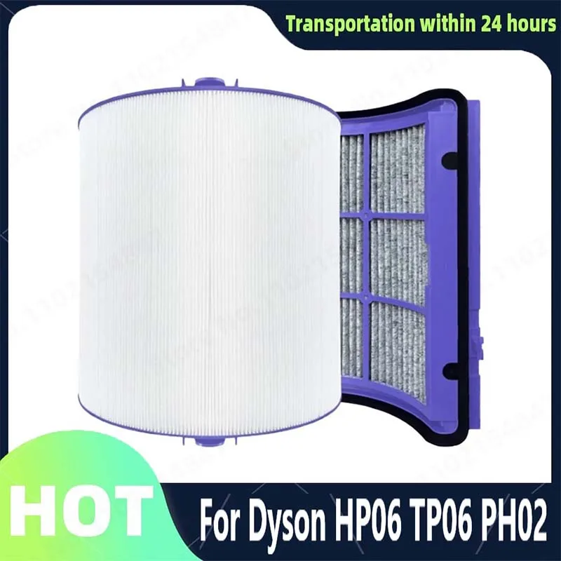 HEPA Filter Replacement Part for Dyson TP06 HP06 PH01 PH02 Air Purifier True HEPA Filter Set Compare to Part